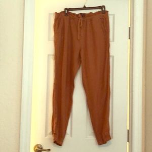 Burnt Orange Jigger pants Size L